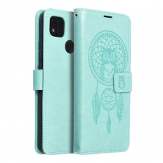 XIAOMI Redmi 9C NFC Book Handytaschen MEZZO Book Traumfänger  Grün