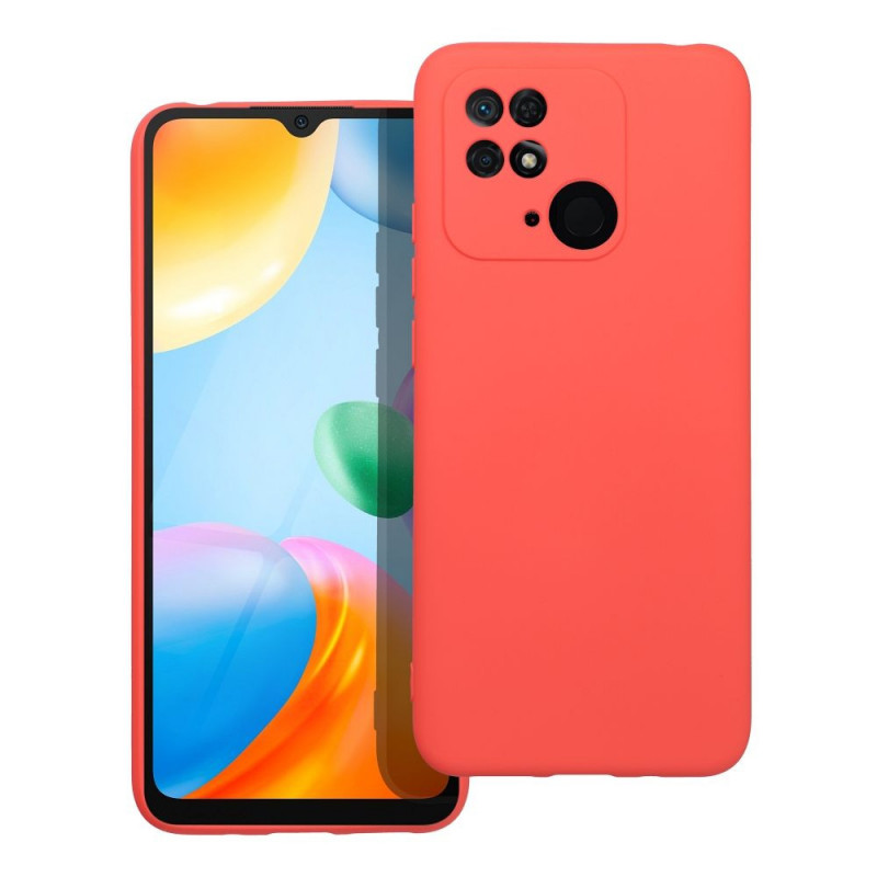 XIAOMI Redmi 10C Hülle Silicone Elegant  Pfirsich