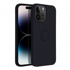 Apple iPhone 14 Pro Max Hülle Silicone ring Schwarz