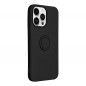 Apple iPhone 14 Pro Max Hülle Silicone ring Schwarz