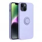 Apple iPhone 14 Hülle Silicone ring Lila (Violet)