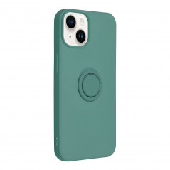 Apple iPhone 14 Hülle Silicone ring Grün