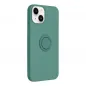 Apple iPhone 14 Hülle Silicone ring Grün