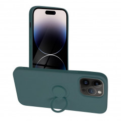 Apple iPhone 14 Pro Max Hülle Silicone ring Grün