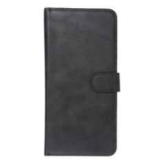 Samsung Galaxy A34 Universaletui, Book Handytaschen COMMON book Elegant, Weiches Futter innen  Schwarz 