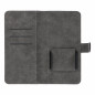 Samsung Galaxy A34 Universaletui, Book Handytaschen COMMON book Elegant, Weiches Futter innen  Schwarz