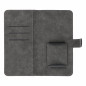 Samsung Galaxy A34 Universaletui, Book Handytaschen COMMON book Elegant, Weiches Futter innen  Schwarz