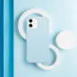 Apple iPhone 15 Pro Max Hülle Roar Space Monochromatische, Elegant  Himmelblau