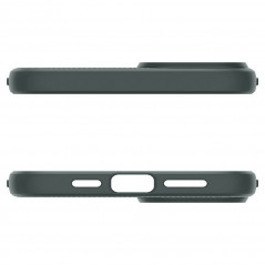 Apple iPhone 15 Hülle Spigen  Liquid Air Abgrundgrün