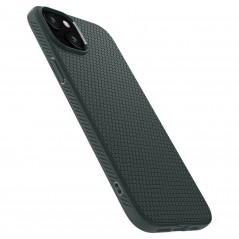 Apple iPhone 15 Hülle Spigen  Liquid Air Abgrundgrün