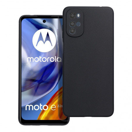 Motorola Moto E32s Hülle MATT Schwarz