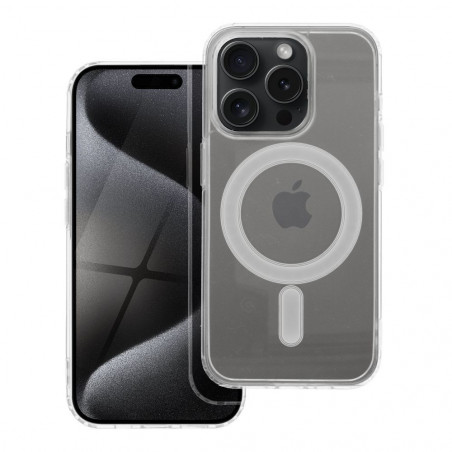 Apple iPhone 15 Pro Hülle Clear Mag Cover MagSAFE  Durchsichtbar
