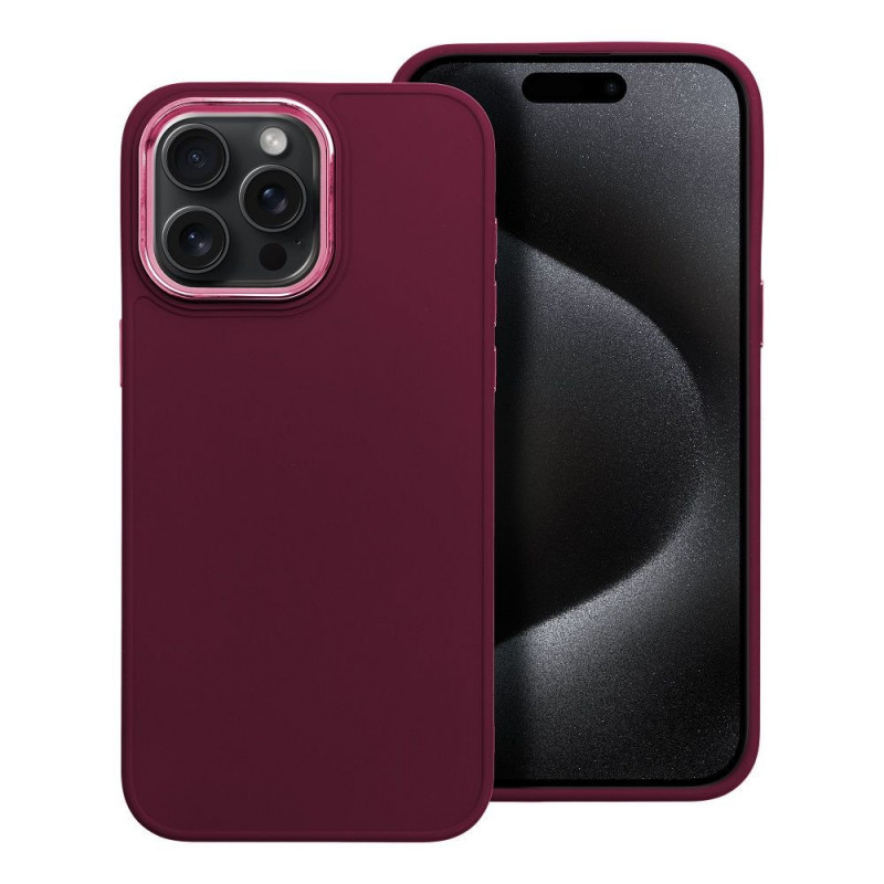 Apple iPhone 15 Pro Max Hülle FRAME Elegant  Lila (Purple)