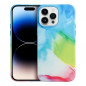 Apple iPhone 15 Pro Max Hülle Leather Mag Cover Elegant  MagSAFE  Farbspritzer