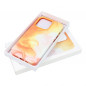 Apple iPhone 15 Plus Hülle Leather Mag Cover Elegant  MagSAFE  Orange Spritzer