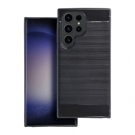 Samsung Galaxy A24 LTE Hülle Carbon Elegant  Schwarz