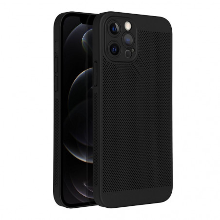 Apple iPhone 12 Pro Hülle Breezy Schwarz