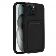 Apple iPhone 15 Hülle Card Schwarz
