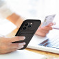 Apple iPhone 15 Hülle Card Schwarz