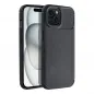 Apple iPhone 15 Hülle Carbon premium Elegant  Schwarz