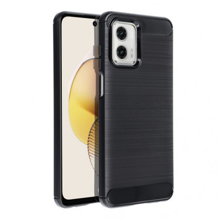 Motorola Moto G73 Hülle Carbon Elegant  Schwarz