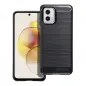 Motorola Moto G73 Hülle Carbon Elegant  Schwarz