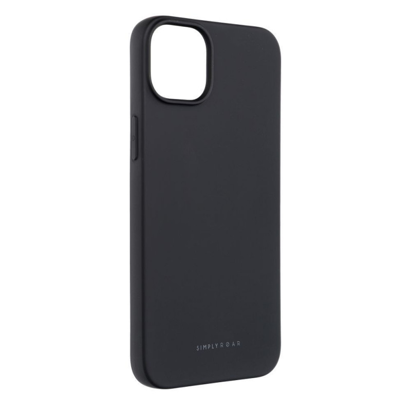 Apple iPhone 15 Plus Hülle Roar Space Monochromatische, Elegant  Schwarz