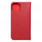 Apple iPhone 15 Book Handytaschen Leather case SMART PRO Elegant  Rotwein