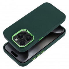 Apple iPhone 15 Pro Hülle FRAME Elegant  Grün