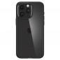 Apple iPhone 15 Pro Max Hülle Spigen Ultra Hybrid Kristallklar  Matt Schwarz