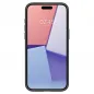 Apple iPhone 15 Pro Max Hülle Spigen Ultra Hybrid Kristallklar  Matt Schwarz