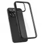 Apple iPhone 15 Pro Max Hülle Spigen Ultra Hybrid Kristallklar  Matt Schwarz