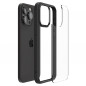 Apple iPhone 15 Pro Max Hülle Spigen Ultra Hybrid Kristallklar  Matt Schwarz