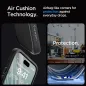 Apple iPhone 15 Pro Max Hülle Spigen Ultra Hybrid Kristallklar  Matt Schwarz