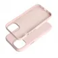 Apple iPhone 15 Hülle Leather Mag Cover Elegant  MagSAFE  Sandrosa