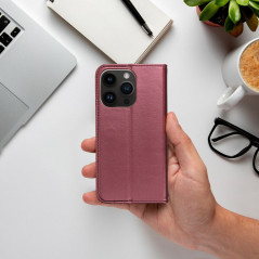 Apple iPhone 15 Pro Max Book Handytaschen Smart Magneto book Burgund