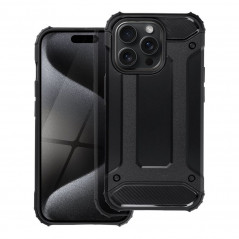 Apple iPhone 15 Pro Gehärtete Abdeckung Armor Schwarz