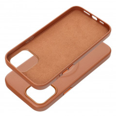 Apple iPhone 12 Pro Max Hülle Roar Leather Mag Elegant  MagSAFE  Braun