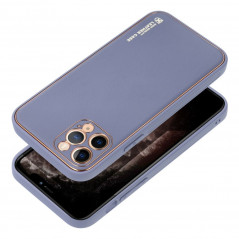 Apple iPhone 15 Pro Hülle Leather Blau