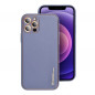 Apple iPhone 15 Pro Hülle Leather Blau