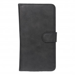 Samsung Galaxy S21 5G Universaletui, Book Handytaschen COMMON book Elegant, Weiches Futter innen  Schwarz 