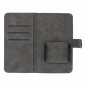 Samsung Galaxy S21 5G Universaletui, Book Handytaschen COMMON book Elegant, Weiches Futter innen  Schwarz