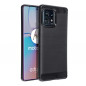 Motorola Edge 40 Pro 5G Hülle Carbon Elegant  Schwarz