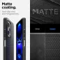 XIAOMI Redmi Note 12 Pro 5G Hülle Spigen  Liquid Air Matt Schwarz