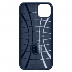 Apple iPhone 15 Hülle Spigen  Liquid Air Navy blau