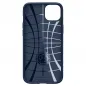 Apple iPhone 15 Hülle Spigen  Liquid Air Navy blau