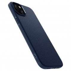 Apple iPhone 15 Hülle Spigen  Liquid Air Navy blau