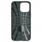Apple iPhone 15 Pro Max Hülle Spigen  Liquid Air Abgrundgrün