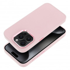 Apple iPhone 15 Pro Hülle FRAME Elegant  Puderrosa