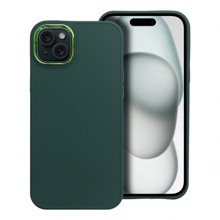 Apple iPhone 15 Plus Hülle FRAME Elegant  Grün